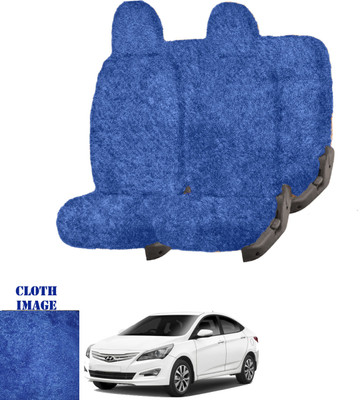 REPLEY Cotton Car Seat Cover For Hyundai Verna 4S(Front Detachable Headrest, Without Back Seat Arm Rest, 5 Seater, 2 Back Seat Head Rests)