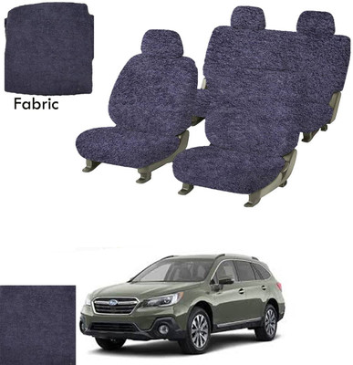 Crokrok Fabric Car Seat Cover For Subaru Outback(Front Detachable Headrest, Mono Back Seat, With Back Seat Arm Rest, 5 Seater, 2 Back Seat Head Rests)