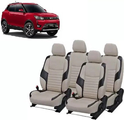 autodesign PU Leather Car Seat Cover For Mahindra XUV300(Front Detachable Headrest, Mono Back Seat, Without Back Seat Arm Rest, 5 Seater, 2 Back Seat Head Rests)