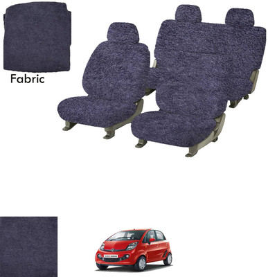 Crokrok Fabric Car Seat Cover For Tata Nano Genx(Front Detachable Headrest, Mono Back Seat, With Back Seat Arm Rest, 5 Seater, 2 Back Seat Head Rests)
