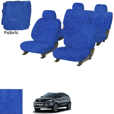 Crokrok Fabric Car Seat Cover For Skoda Nexon(Front Detachable Headrest, Mono Back Seat, With Back Seat Arm Rest, 5 Seater, 2 Back Seat Head Rests)