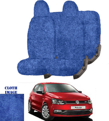 REPLEY Cotton Car Seat Cover For Volkswagen Polo(Front Detachable Headrest, Without Back Seat Arm Rest, 5 Seater, 2 Back Seat Head Rests)
