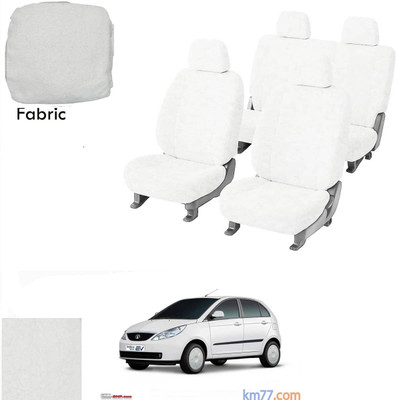 Crokrok Fabric Car Seat Cover For Tata Indica Vista(Front Detachable Headrest, Mono Back Seat, With Back Seat Arm Rest, 5 Seater, 2 Back Seat Head Rests)