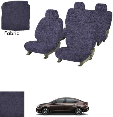 Crokrok Fabric Car Seat Cover For Honda City ZX(Front Detachable Headrest, Mono Back Seat, With Back Seat Arm Rest, 5 Seater, 2 Back Seat Head Rests)