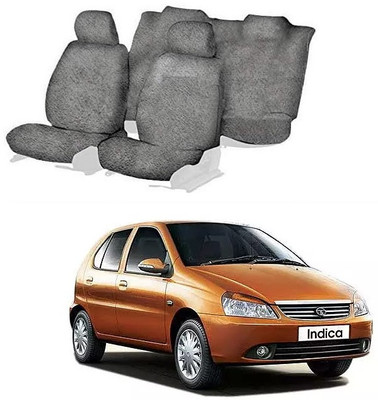 Autohug Cotton Car Seat Cover For Tata Indica(Front Detachable Headrest, Mono Back Seat, Without Back Seat Arm Rest, 5 Seater, 2 Back Seat Head Rests)