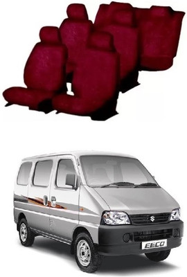 Autohug Cotton Car Seat Cover For Maruti Eeco 7S(Fixed Head Rest, Mono Back Seat, Without Back Seat Arm Rest, 7 Seater)