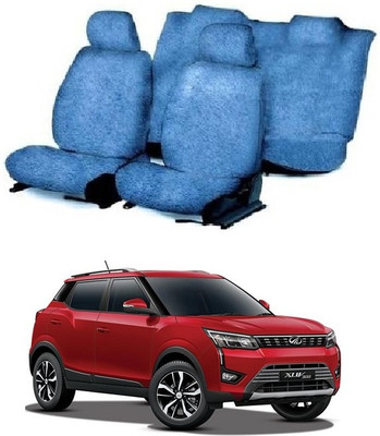 CoverCrafters Cotton Car Seat Cover For Mahindra XUV300(All Detachable Headrest, Split Back Seat, With Back Seat Arm Rest, 5 Seater, 2 Back Seat Head Rests)