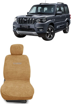 Kingsway Cotton Car Seat Cover For Mahindra Scorpio 7S(Detachable Head Rest, 5 Seater)