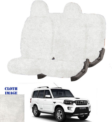 REPLEY Cotton Car Seat Cover For Mahindra Scorpio(Front Detachable Headrest, Without Back Seat Arm Rest, 7 Seater, 2 Back Seat Head Rests)