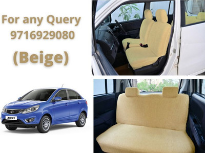 Chiefride Cotton Car Seat Cover For Tata Zest(All Detachable Headrest, With Back Seat Arm Rest, 5 Seater, 2 Back Seat Head Rests)