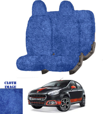 REPLEY Cotton Car Seat Cover For Fiat Abarth Punto(Front Detachable Headrest, Without Back Seat Arm Rest, 5 Seater, 2 Back Seat Head Rests)