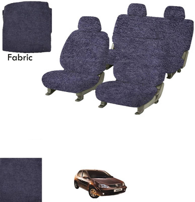 Crokrok Fabric Car Seat Cover For Mahindra Logan Edge(Front Detachable Headrest, Mono Back Seat, With Back Seat Arm Rest, 5 Seater, 2 Back Seat Head Rests)