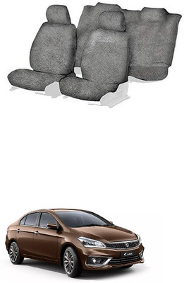 CoverCrafters Cotton Car Seat Cover For Maruti Ciaz(All Detachable Headrest, Mono Back Seat, With Back Seat Arm Rest, 5 Seater, 2 Back Seat Head Rests)