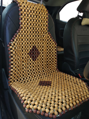 Q1 Beads Wooden Car Seat Cover For Maruti, Universal For Car Swift Dzire, New Swift, Universal For Car(NA, Mono Back Seat, Without Back Seat Arm Rest, 1 Seater)