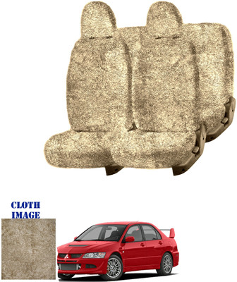 REPLEY Cotton Car Seat Cover For Mitsubishi Lancer Evolution(Front Detachable Headrest, Without Back Seat Arm Rest, 5 Seater, 2 Back Seat Head Rests)