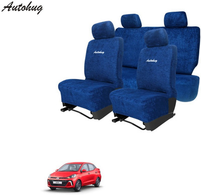 Autohug Cotton Car Seat Cover For Hyundai Aura(Back Detachable Headrest, Mono Back Seat, With Back Seat Arm Rest, 5 Seater, 2 Back Seat Head Rests)