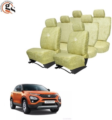 GSE Cotton Car Seat Cover For Tata Harrier(All Detachable Headrest, Split Back Seat, With Back Seat Arm Rest, 7 Seater, 3 Back Seat Head Rests)