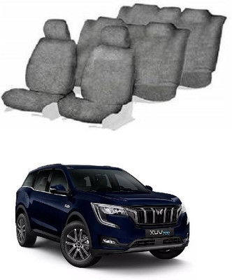 JMJW & SONS Cotton Car Seat Cover For Mahindra XUV(Front Detachable Headrest, Split Back Seat, With Back Seat Arm Rest, 7 Seater, 2 Back Seat Head Rests)