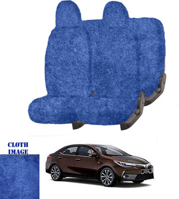REPLEY Cotton Car Seat Cover For Toyota Corolla(Front Detachable Headrest, Without Back Seat Arm Rest, 5 Seater, 2 Back Seat Head Rests)
