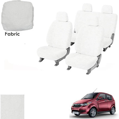 Crokrok Fabric Car Seat Cover For Mahindra e2o(Front Detachable Headrest, Mono Back Seat, With Back Seat Arm Rest, 5 Seater, 2 Back Seat Head Rests)