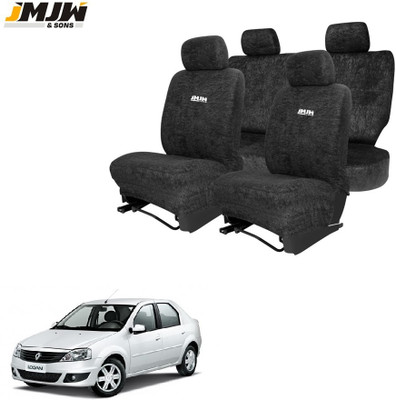 JMJW & SONS Cotton Car Seat Cover For Mahindra Logan(All Detachable Headrest, Mono Back Seat, Without Back Seat Arm Rest, 5 Seater, 3 Back Seat Head Rests)