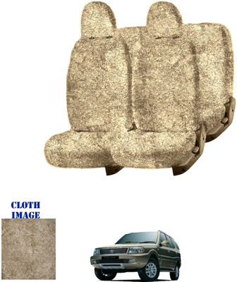 REPLEY Cotton Car Seat Cover For Tata Safari Dicor 7S(Front Detachable Headrest, Without Back Seat Arm Rest, 7 Seater, 2 Back Seat Head Rests)