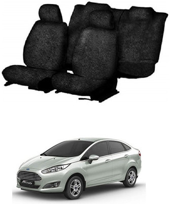 CoverCrafters Cotton Car Seat Cover For Ford Fiesta(All Detachable Headrest, Mono Back Seat, With Back Seat Arm Rest, 5 Seater, 2 Back Seat Head Rests)