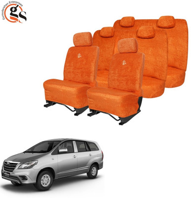 GSE Cotton Car Seat Cover For Toyota Innova 8S(All Detachable Headrest, Split Back Seat, Without Back Seat Arm Rest, 8 Seater, 2 Back Seat Head Rests)