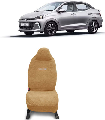 Kingsway Cotton Car Seat Cover For Hyundai Aura(Fixed Head Rest, 5 Seater)