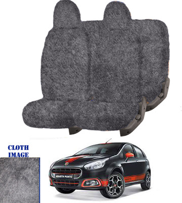 REPLEY Cotton Car Seat Cover For Fiat Abarth Punto(Front Detachable Headrest, Without Back Seat Arm Rest, 5 Seater, 2 Back Seat Head Rests)