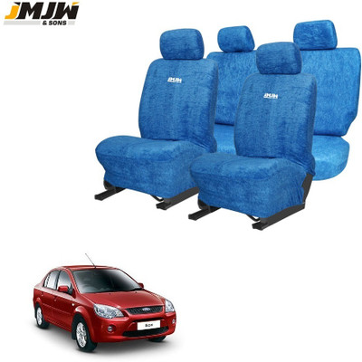 JMJW & SONS Cotton Car Seat Cover For Ford Ikon(Front Detachable Headrest, Mono Back Seat, Without Back Seat Arm Rest, 5 Seater)