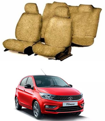 CushionCrafters Cotton Car Seat Cover For Tata Tiago(Front Detachable Headrest, Mono Back Seat, Without Back Seat Arm Rest, 5 Seater)