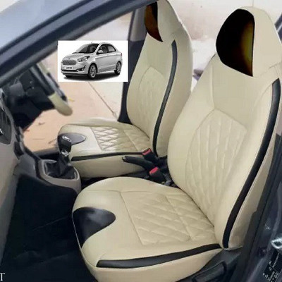 autodesign PU Leather Car Seat Cover For Ford Aspire(5 Seater, 2 Back Seat Head Rests)