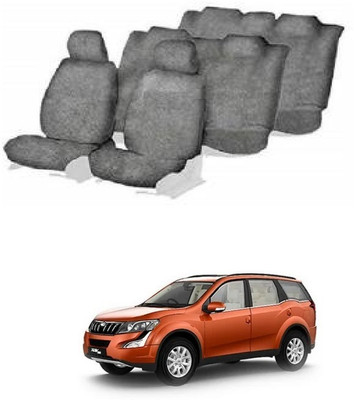 Autohug Cotton Car Seat Cover For Mahindra XUV 500(Front Detachable Headrest, Split Back Seat, With Back Seat Arm Rest, 7 Seater, 3 Back Seat Head Rests)