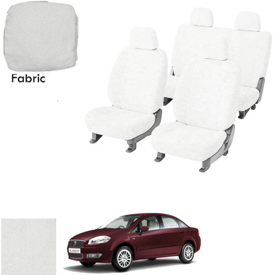 Crokrok Fabric Car Seat Cover For Fiat Linea Classic(Front Detachable Headrest, Mono Back Seat, With Back Seat Arm Rest, 5 Seater, 2 Back Seat Head Rests)