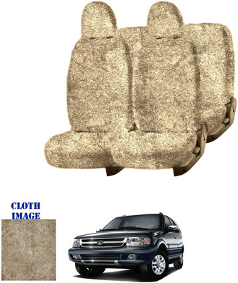 REPLEY Cotton Car Seat Cover For Tata Safari Dicor(Front Detachable Headrest, Without Back Seat Arm Rest, 7 Seater, 2 Back Seat Head Rests)
