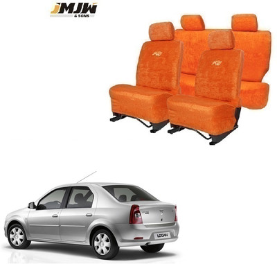 JMJW & SONS Cotton Car Seat Cover For Mahindra Logan(All Detachable Headrest, Mono Back Seat, Without Back Seat Arm Rest, 5 Seater, 3 Back Seat Head Rests)
