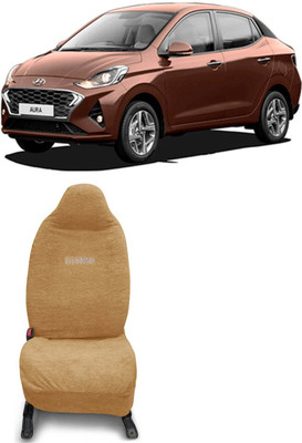 Kingsway Cotton Car Seat Cover For Hyundai Aura(Fixed Head Rest, 5 Seater)