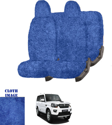 REPLEY Cotton Car Seat Cover For Mahindra Scorpio 8S(Front Detachable Headrest, Without Back Seat Arm Rest, 8 Seater, 2 Back Seat Head Rests)