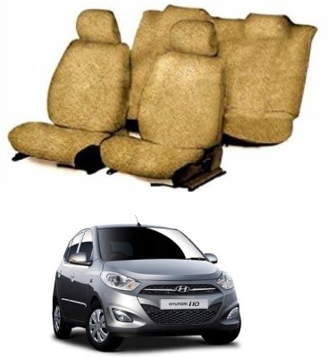 GSE Cotton Car Seat Cover For Hyundai i10(Fixed Head Rest, Mono Back Seat, Without Back Seat Arm Rest, 5 Seater)