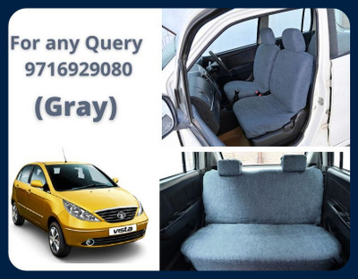 Chiefride Cotton Car Seat Cover For Tata Indica Vista(All Detachable Headrest, Without Back Seat Arm Rest, 5 Seater, 2 Back Seat Head Rests)