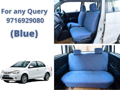 Atist Cotton Car Seat Cover For Toyota Etios(5 Seater)