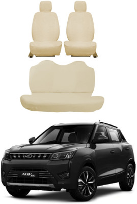 Autoxygen Cotton Car Seat Cover For Mahindra XUV300(Front Detachable Headrest, 5 Seater)