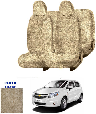 REPLEY Cotton Car Seat Cover For Chevrolet Sail Hatchback(Front Detachable Headrest, Without Back Seat Arm Rest, 5 Seater, 2 Back Seat Head Rests)