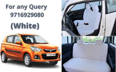 Chiefride Denim Car Seat Cover For Maruti Alto K10(All Detachable Headrest, Without Back Seat Arm Rest, 5 Seater, 2 Back Seat Head Rests)