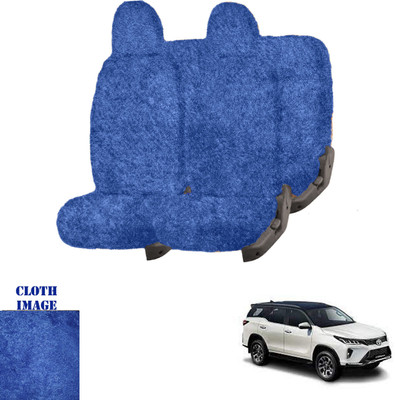 REPLEY Cotton Car Seat Cover For Toyota New Fortuner(Front Detachable Headrest, Without Back Seat Arm Rest, 7 Seater, 2 Back Seat Head Rests)