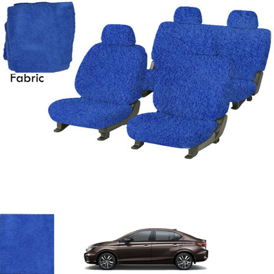 Crokrok Fabric Car Seat Cover For Honda City ZX(Front Detachable Headrest, Mono Back Seat, With Back Seat Arm Rest, 5 Seater, 2 Back Seat Head Rests)