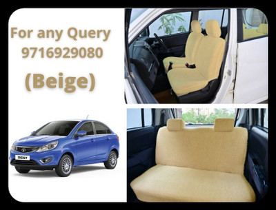 Chiefride Cotton Car Seat Cover For Tata Zest(All Detachable Headrest, With Back Seat Arm Rest, 5 Seater, 2 Back Seat Head Rests)