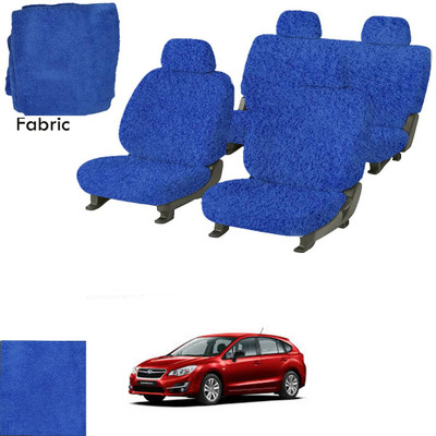 Crokrok Fabric Car Seat Cover For Subaru Impreza(Front Detachable Headrest, Mono Back Seat, With Back Seat Arm Rest, 5 Seater, 2 Back Seat Head Rests)
