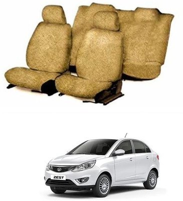 Autohug Cotton Car Seat Cover For Tata Zest(Front Detachable Headrest, Mono Back Seat, Without Back Seat Arm Rest, 5 Seater, 2 Back Seat Head Rests)